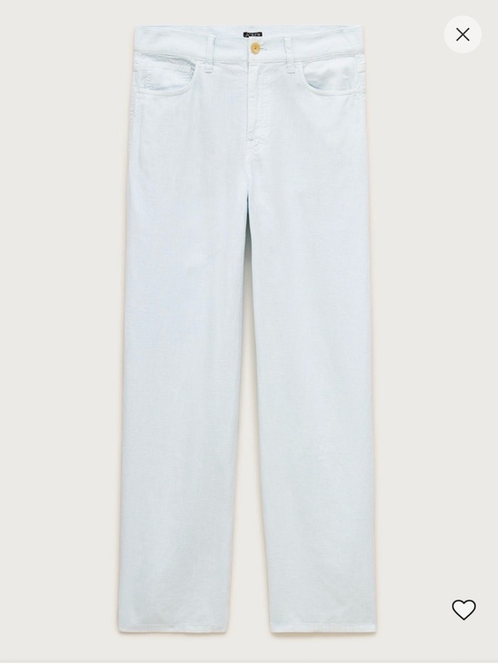 J. Crew Pants - NWT J. Crew five-pocket pant in stretch linen blend - size 30 - ‘Midday Skies’